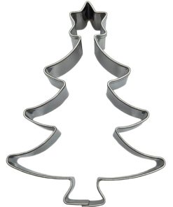 Keksa. Baum mit Stern Edelstahl 78x60mm