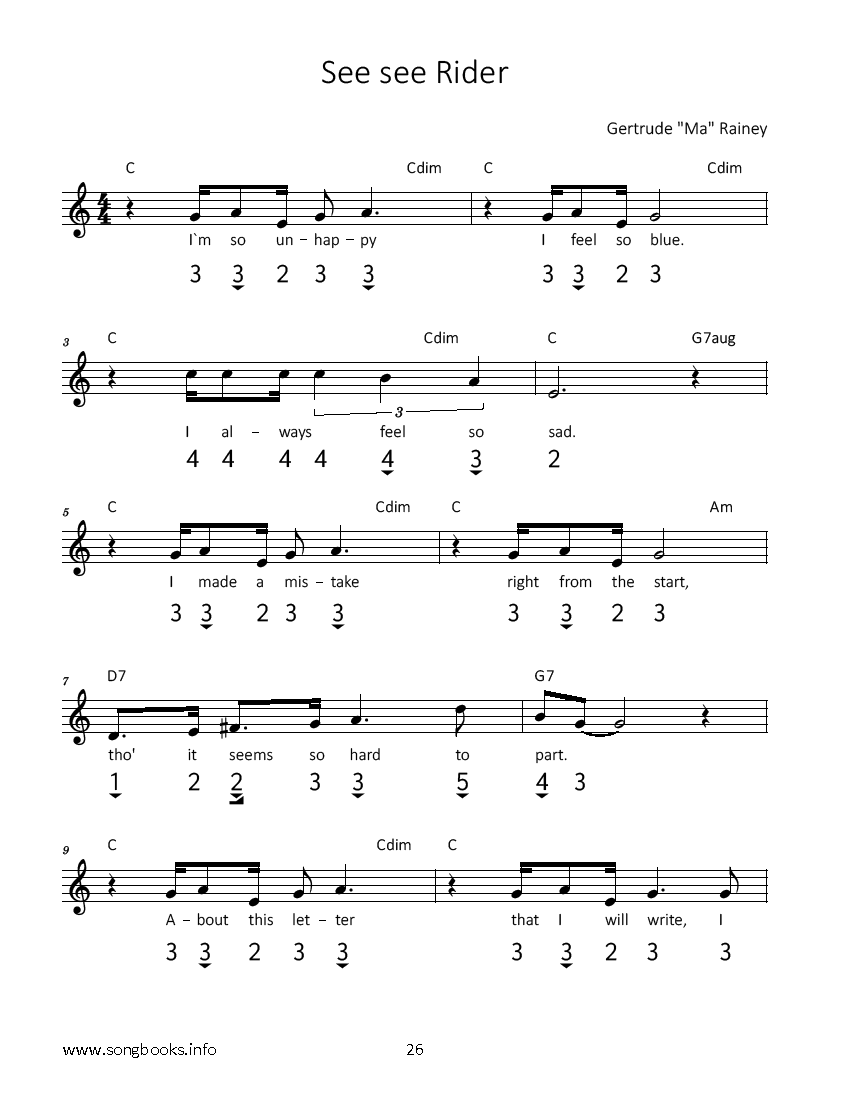 12 Ladies Blues Songs für die chrom. Mundharmonika – eBook - Image 5
